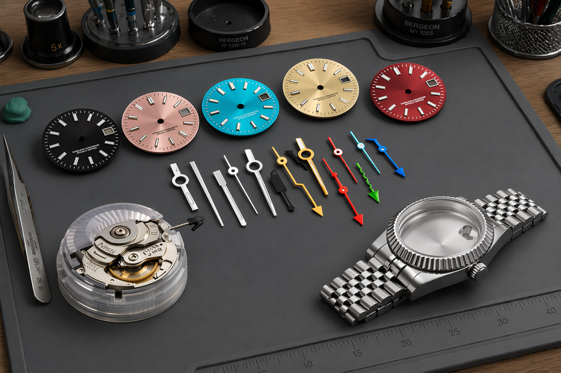 Watch Cases, Dials, and Hands: A Complete Guide to Quality, Origin, and Choosing the Best Parts
