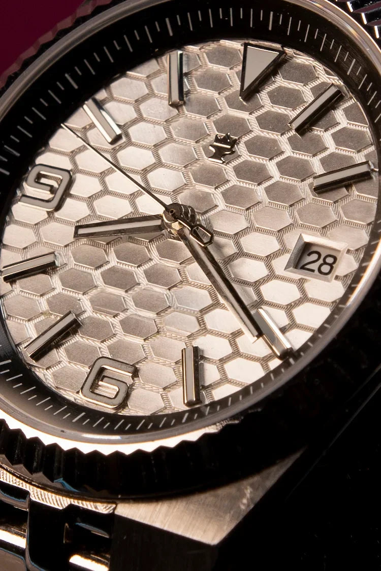 Design choices revolve around you. Not a fixed idea.  A Forge & Crown timepiece is crafted for you, not the masses.