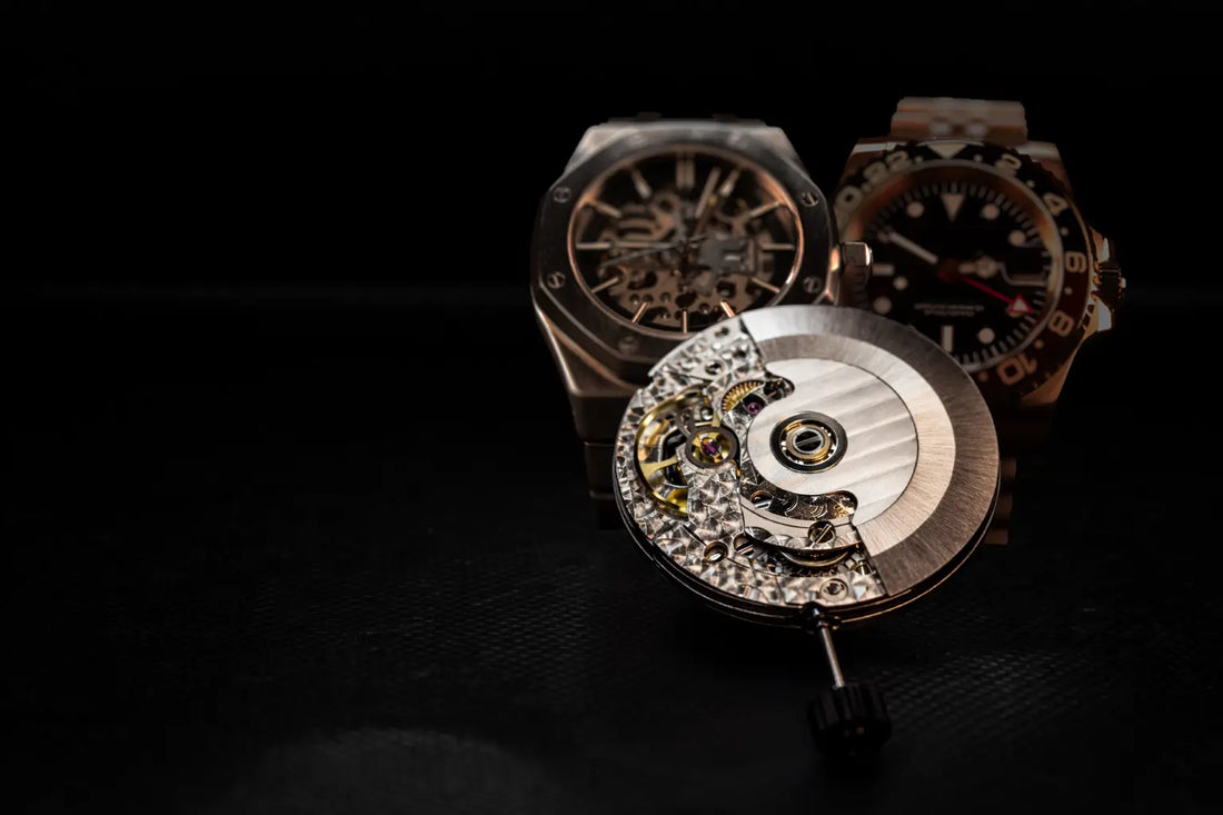 The components of the watch are selected, sourced and quality inspected before they are crafted into a Forge & Crown timepiece. 