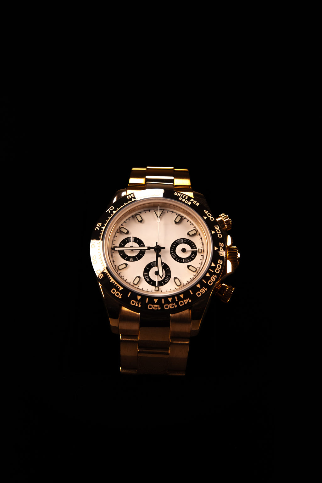 Crown Apex Racer Quartz Chronograph - White, 39.7mm