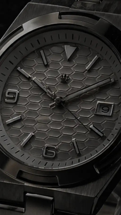 F&C Private Label Crown Meridian Automatic on a dark background.