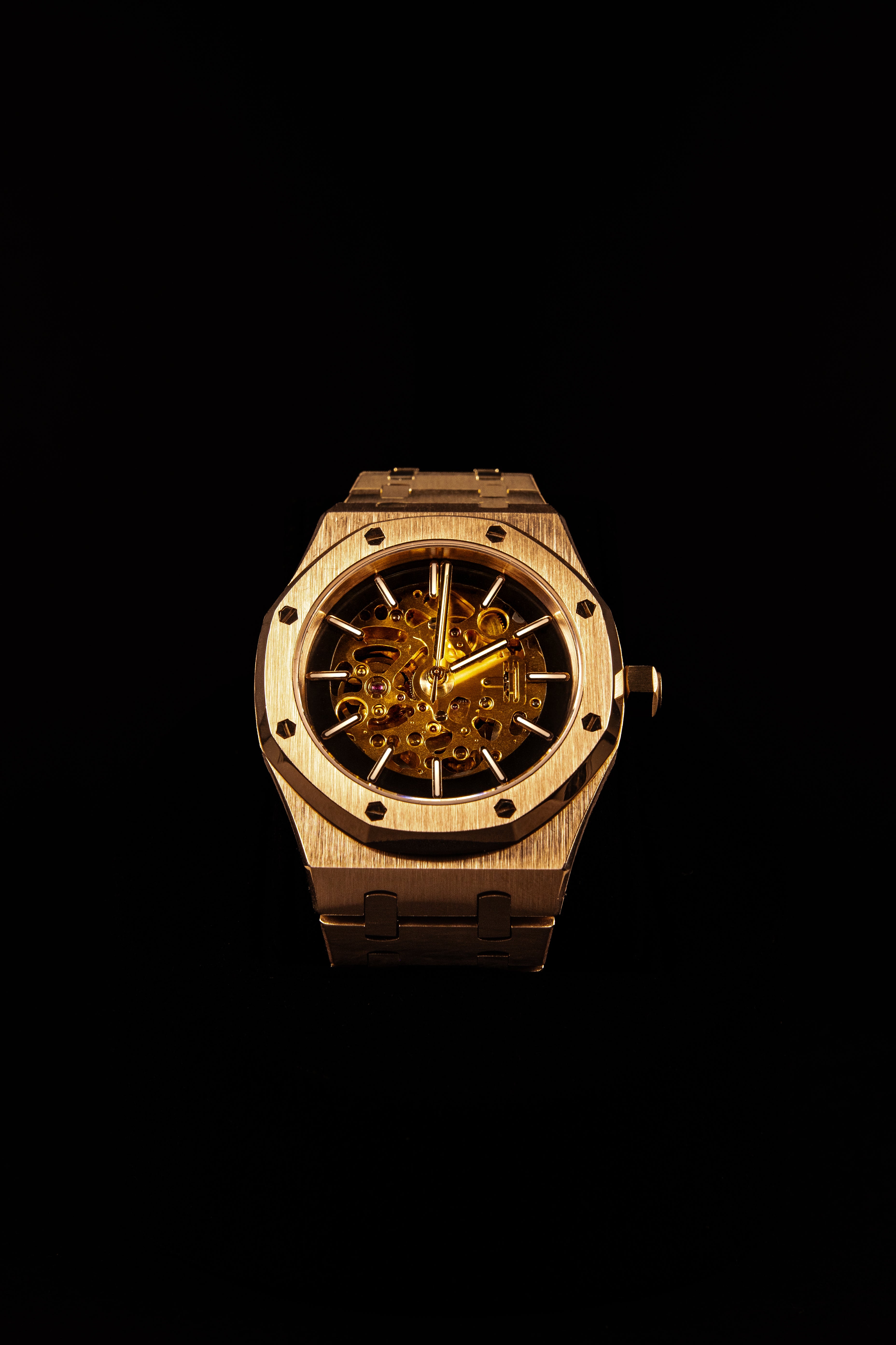 Crown Vertex Skeleton Automatic - Rose Gold, 43mm