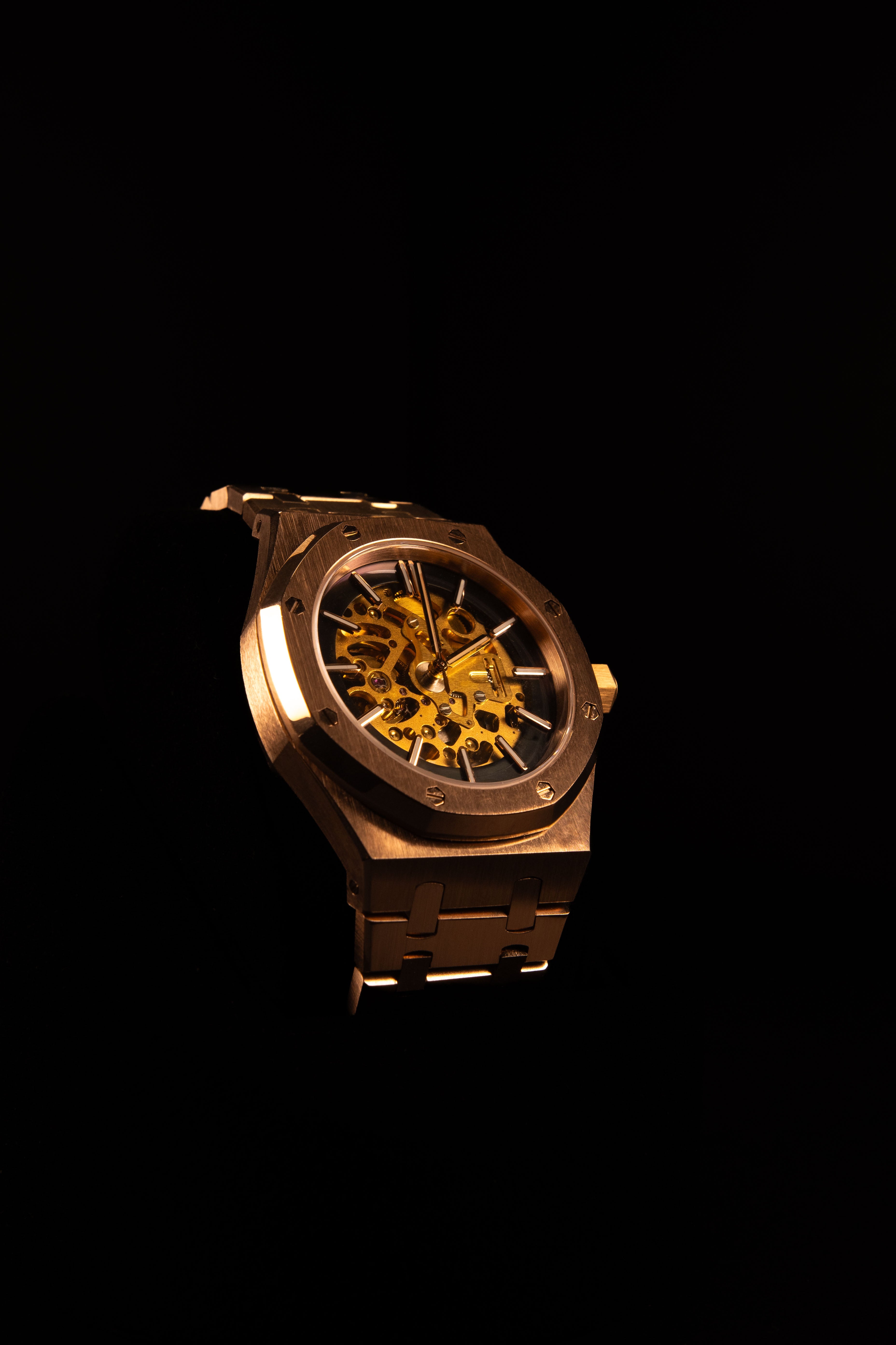 Crown Vertex Skeleton Automatic - Rose Gold, 43mm