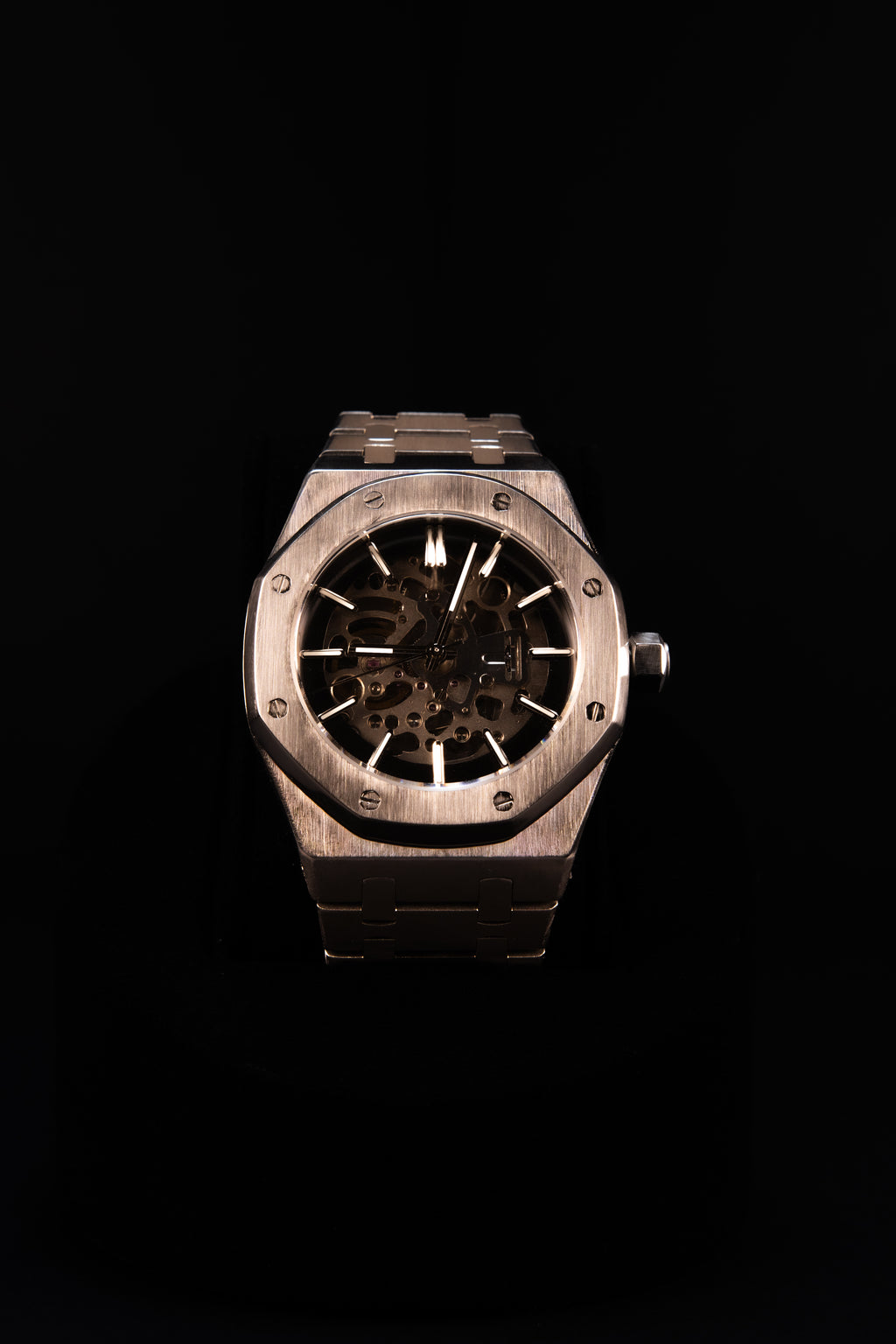 Crown Vertex Skeleton Automatic - Silver, 43mm