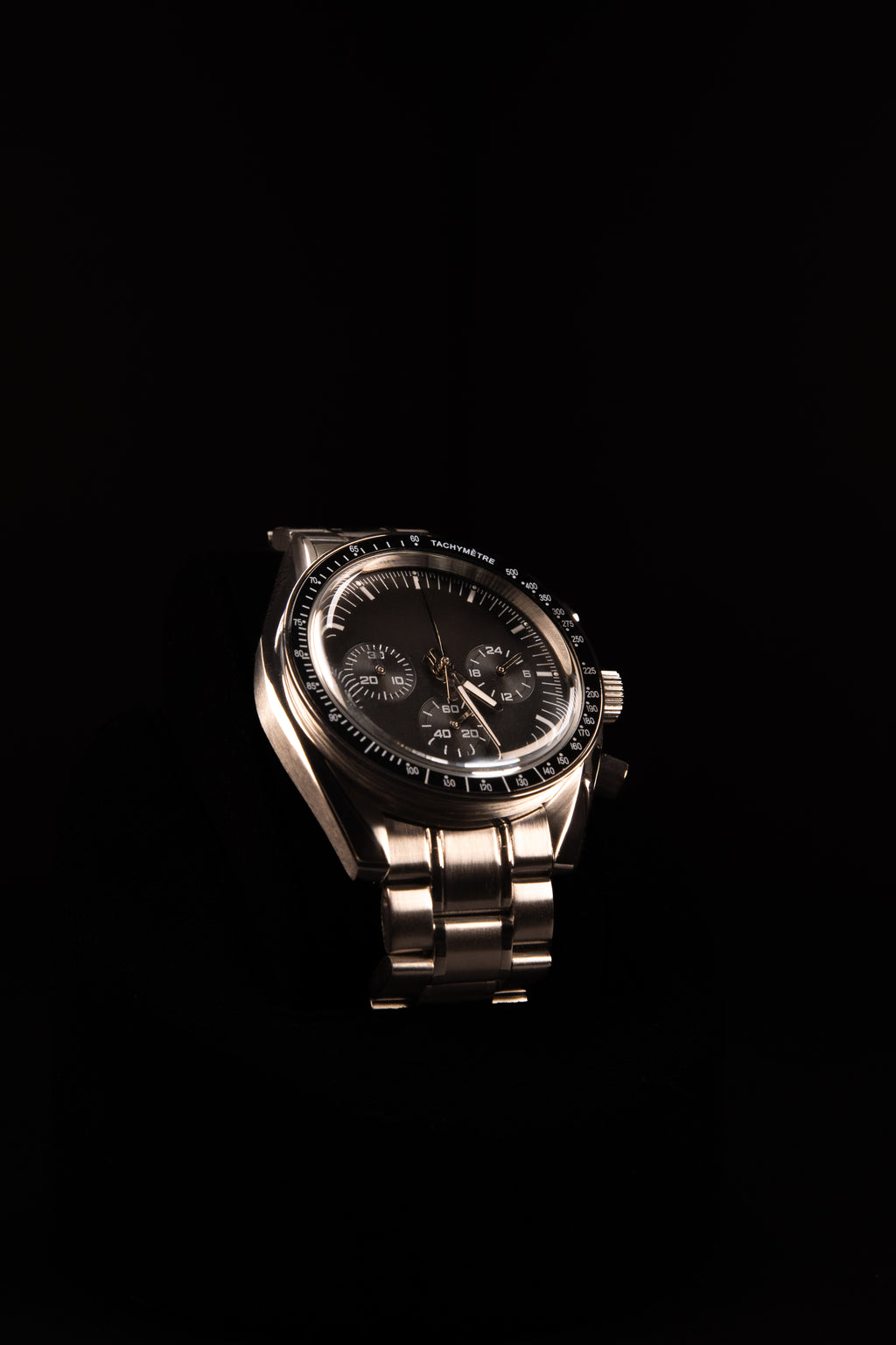 Crown Apex Classic Quartz Chronograph - Black, 39mm