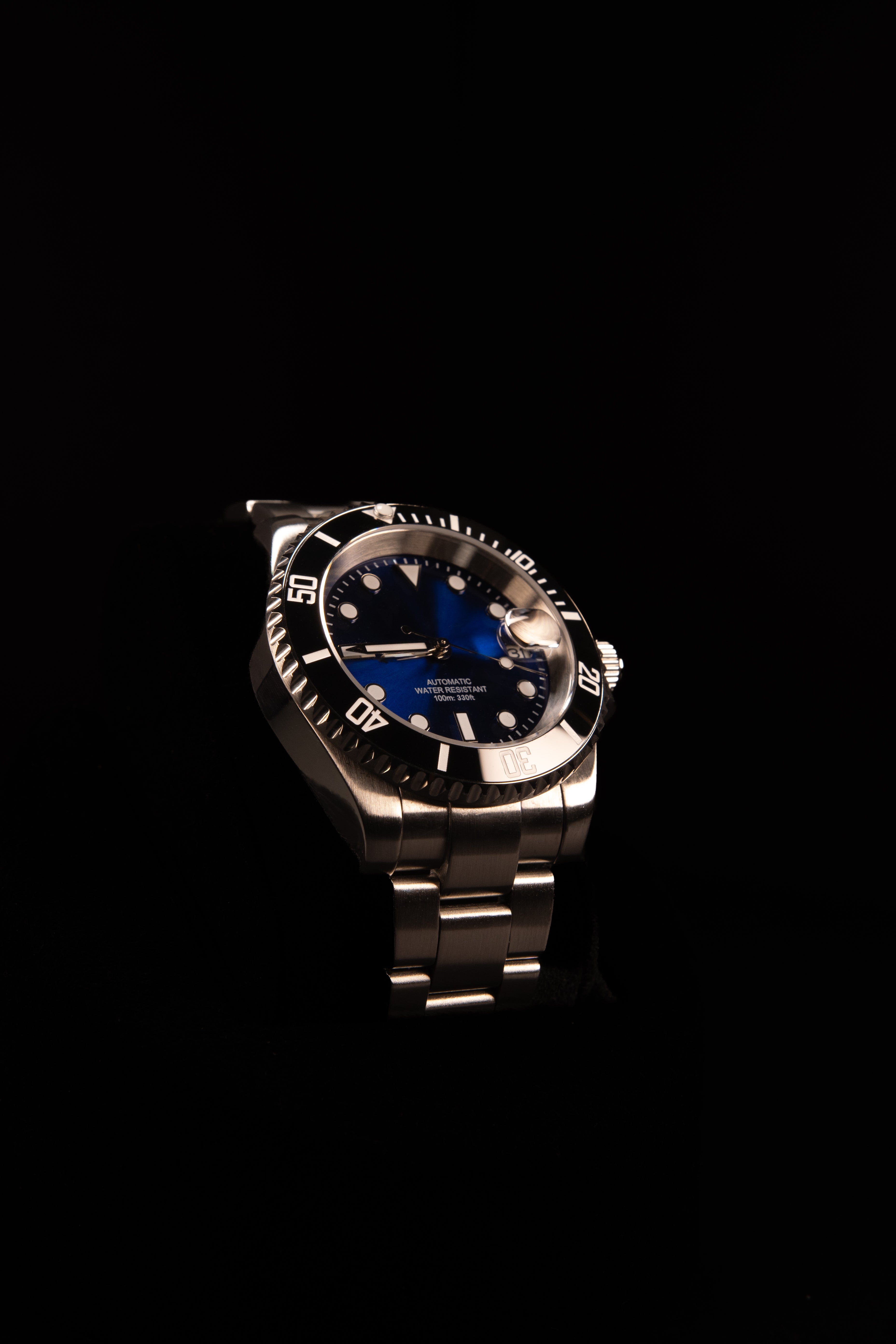 Crown Explorer Automatic Diver - Blue, 40mm